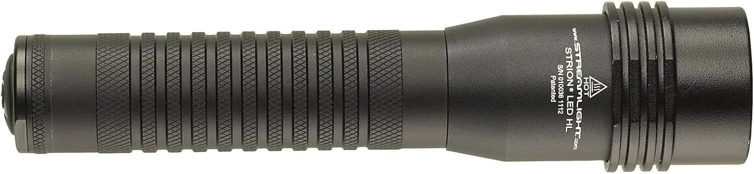 Streamlight 74752 Strion LED HL 615-Lumen Rechargeable Professional Flashlight with 120-Volt AC/12-Volt DC Charger and 2-Holders, Black