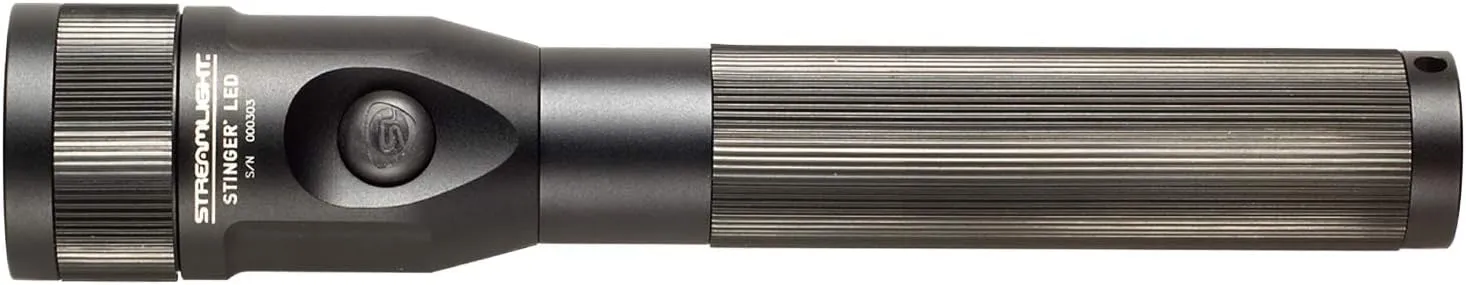 Streamlight 75710 Stinger 425-Lumen LED Rechargeable Flashlight with Nimh Battery Without Charger, Black