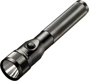 Streamlight 75732 Stinger 425-Lumen LED Bright Rechargeable Handheld Flashlight with 120V AC/DC 1-Piggyback Holder, Black