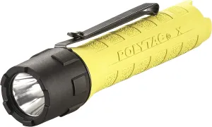 Streamlight 88601 PolyTac X 600-Lumen Multi-Fuel Professional Tactical Flashlight, Clear Retail Packaging, Yellow