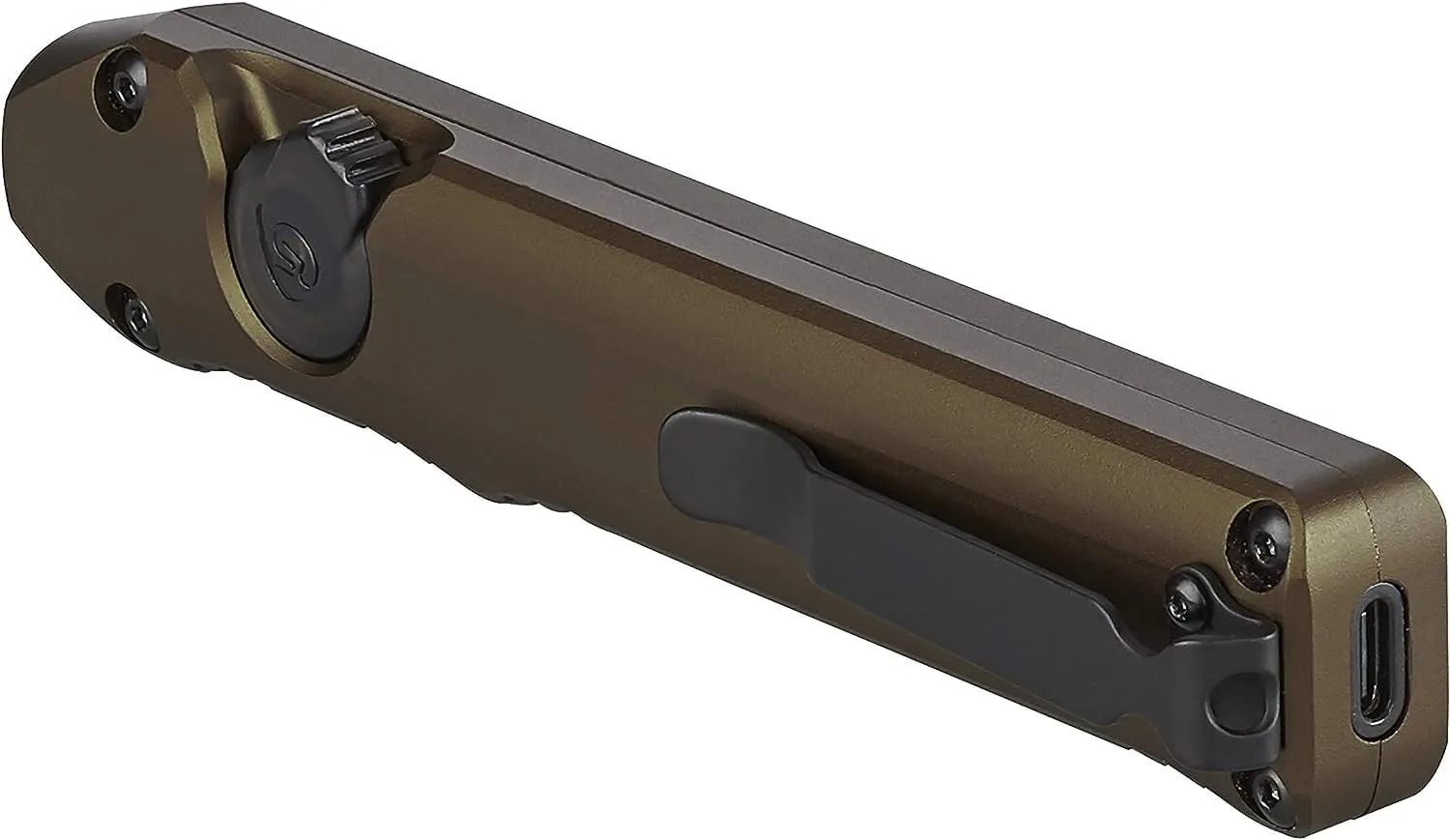 Streamlight 88811 Wedge 300-Lumen Slim Everyday Carry Flashlight, Includes USB-C Cable and Lanyard, Coyote