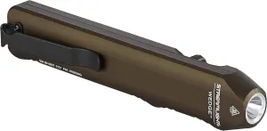 Streamlight 88811 Wedge 300-Lumen Slim Everyday Carry Flashlight, Includes USB-C Cable and Lanyard, Coyote