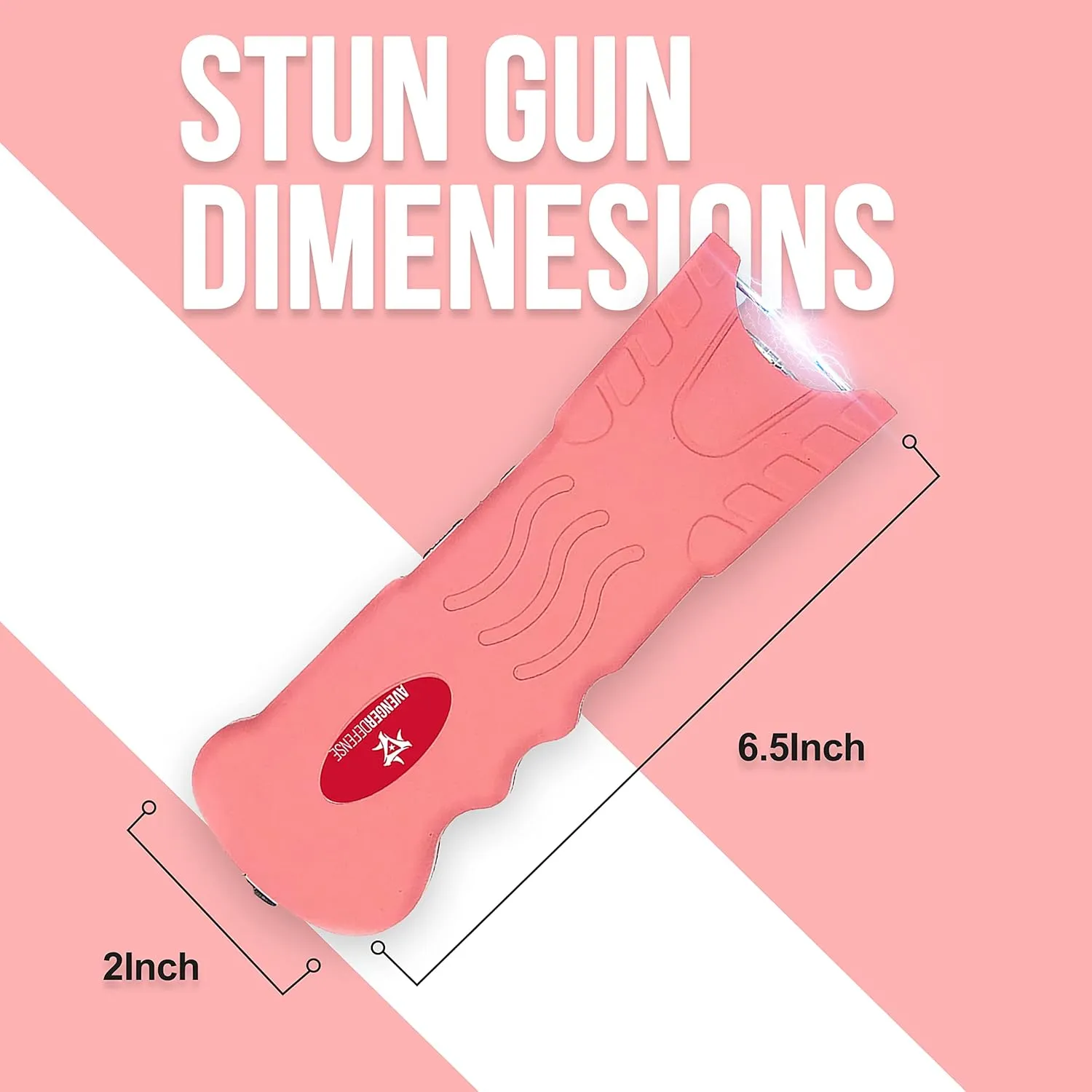 Stun Gun for Self Defense with LED Flashlight Protection Device (ADS-80B)