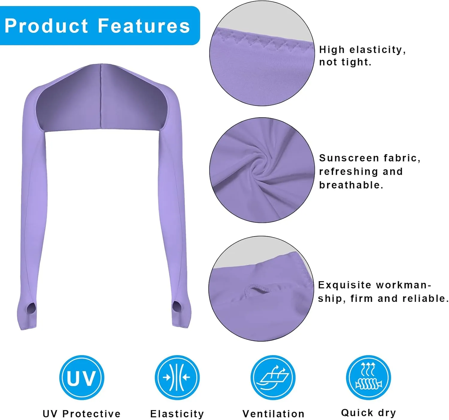 Sun Protection Cooling Shawl Arm Sleeve For Men Women, UV Resistance Sports Sleeves, Suitable for Cycling, Golf, Fish