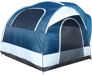 SUV Tailgate Tent, 210D Oxford Tailgate Shade Awning Tent Weatherproof Tailgate Tent Double Layer Tent Multifunctional Awning Camping Tent for 3-4 Person