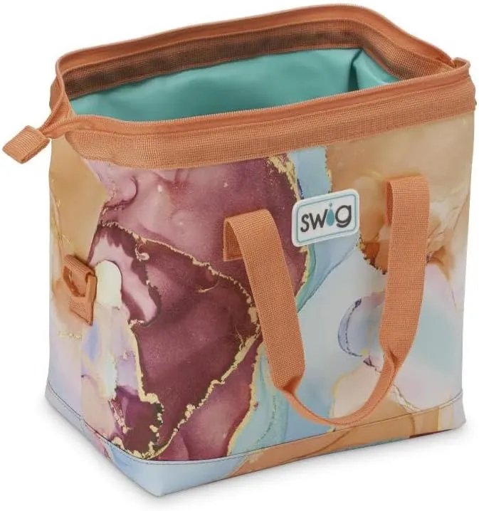 Swig Life Packi 12 Cooler Bag, Heavy-Duty, Lightweight, Insulated Cooler or Large Lunch Bag with Handle, External Pocket, & Shoulder Strap