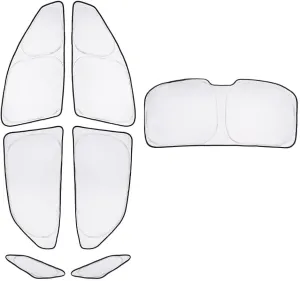T TGBROS Window Sunshade for Chevrolet Equinox 2018-2024 Side Rear Window Foldable Car Sun Shades for Chevy Equinox Accessories Blocks UV Rays Keeps Your Vehicle Cool
