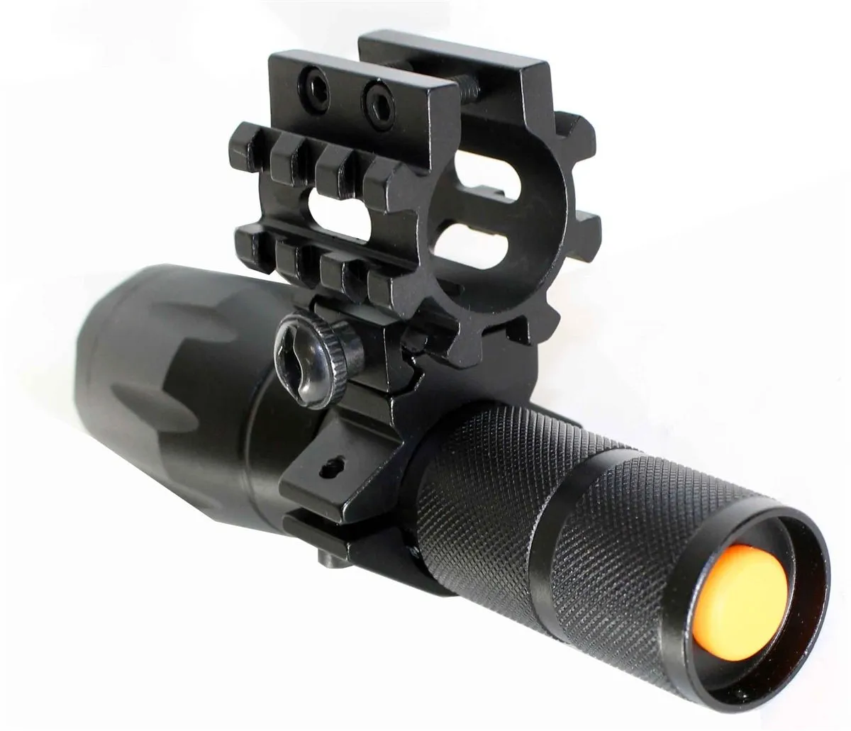 Tactical 1000 Lumen Flashlight With Mount Compatible with H&R Pardner 12 Gauge Pumps.
