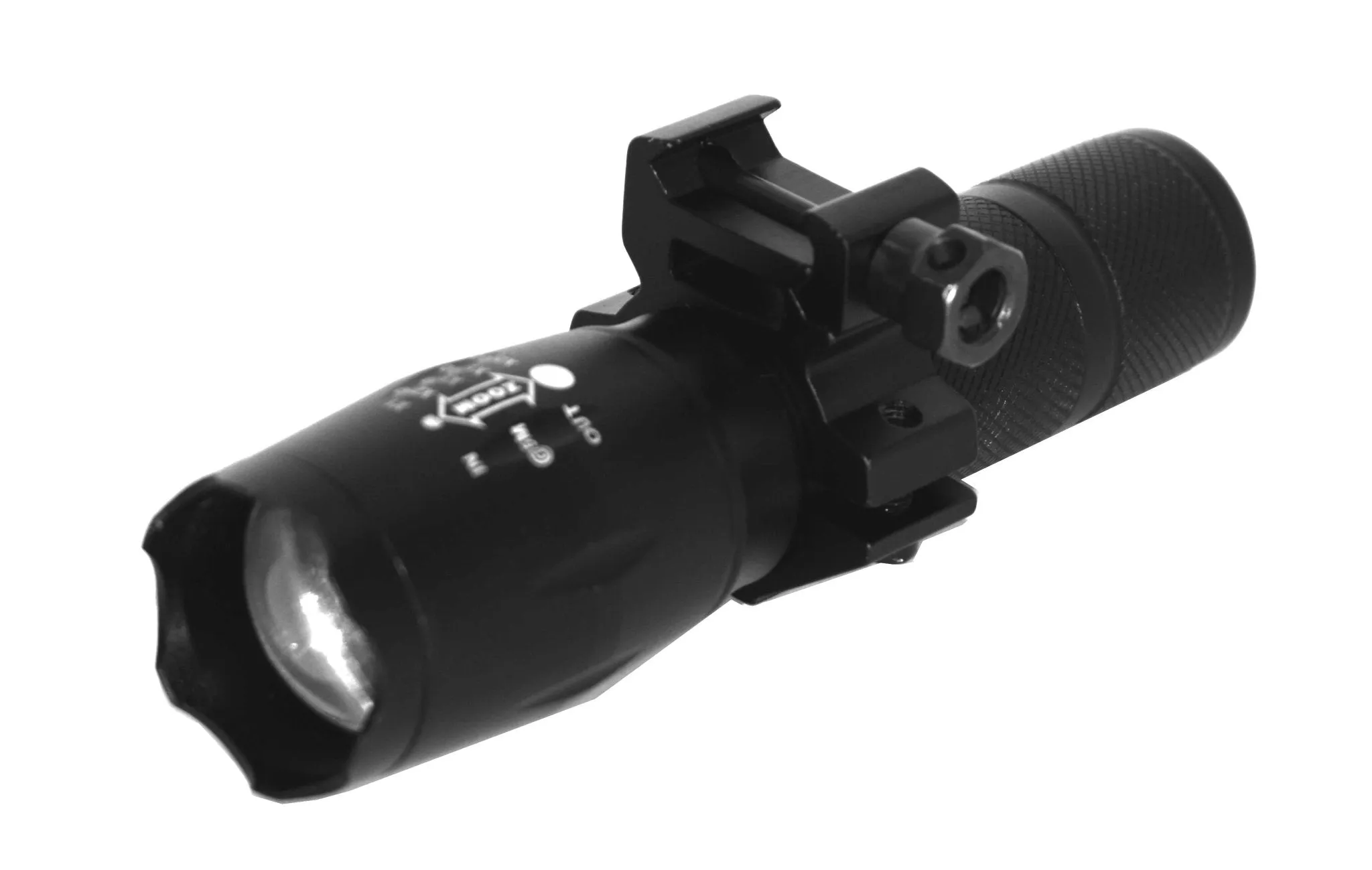 Tactical 1000 Lumen Flashlight with mount For Kimber Hunter Rifles.