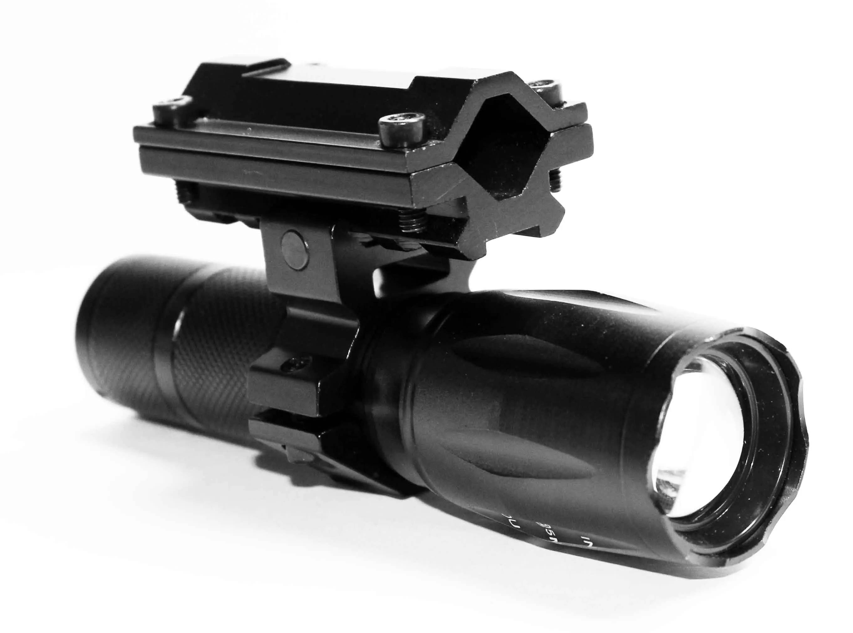Tactical 1000 Lumen Flashlight with mount For Kimber Hunter Rifles.