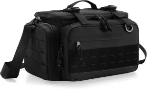Tactical Console Carrying Case Compatible with Xbox Series X, Travel Carry Case Bag with Multi-Pockets for Controllers, Discs & More Accessories (Patent Design)