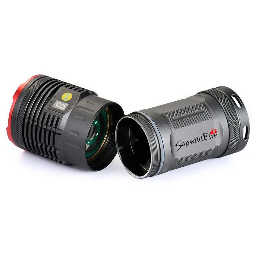 Tactical Flashlight 3500 LM 12 x XM L T6 LED Power