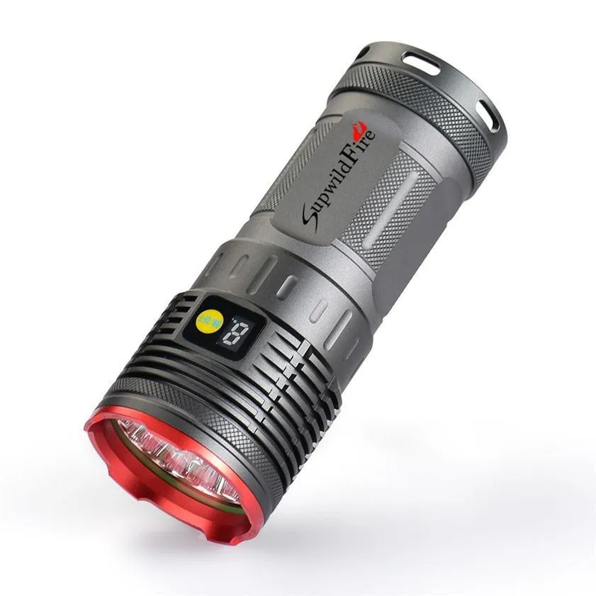 Tactical Flashlight 3500 LM 12 x XM L T6 LED Power