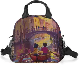 Take A Raft Lunch Bag for Women Men Insulated Lunch Box Leakproof Lunch Tote Bag for Picnic Work Beach