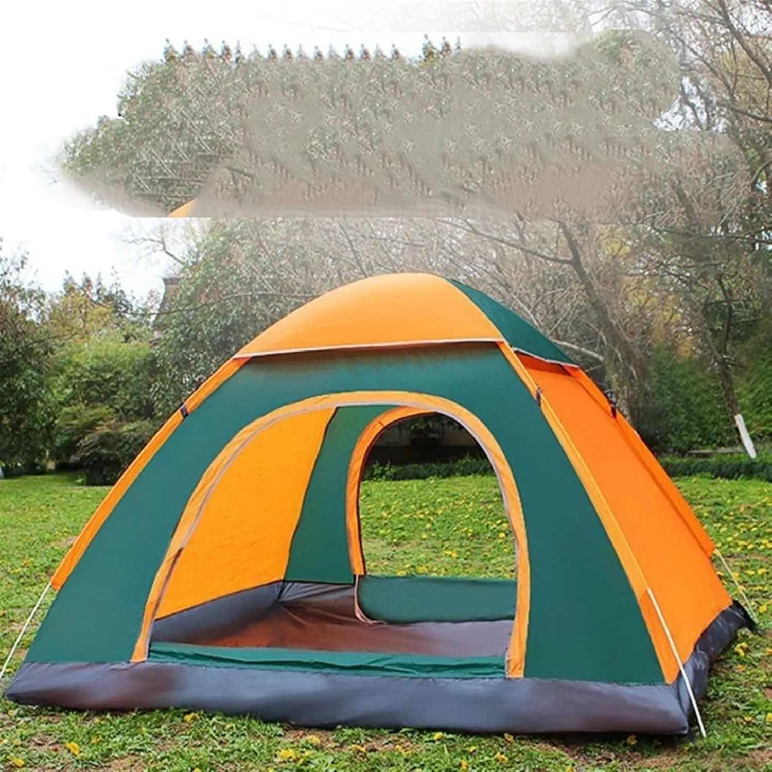 Tent Automatic Instant Pop Up Tent Potable Beach Tent Lightweight Outdoor Protection Travel Camping Fishing Tent Shelt (One Color 105 * 120 * 220)