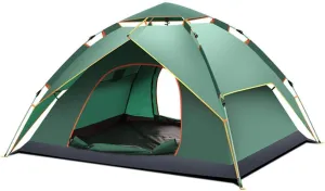Tent Camping Automatic Immediate Pop Up 3-4 People Family Tent Outdoor Thicken Rainproof Lightweight Dome Tent