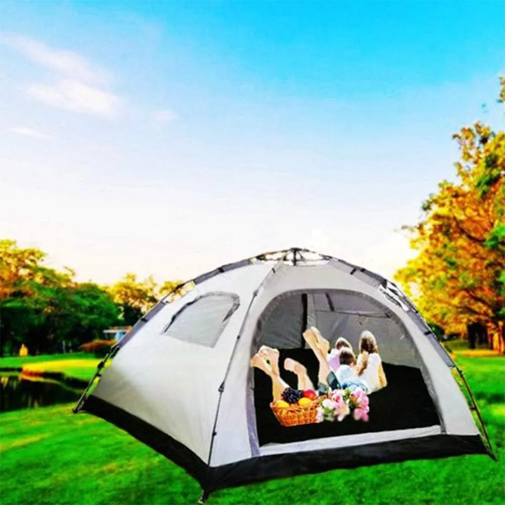 Tent Ultra-Light Set Camping Tent Outdoor Tent Full Automatic Speed Opening 3-4 People Family 5-8 People Multi-Person Camping Tent