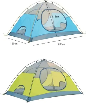 Tents for Camping Camping Tent Person Family Tent Double Layer Outdoor Tent Waterproof Windproof Anti-UV Tent with Removable Rain Fly, Easy Setup for Camp Backpacking