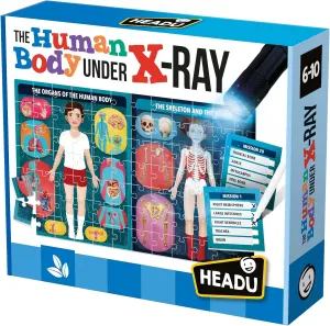 The Human Body Under X-Ray – Kids Learning Toys Ages 6-10, Educational STEM Toys for Ages 6 7 8 9 10 Year Old Boys Girls, Anatomy Puzzles, 1st Grade Learning Activities, Classroom Must Haves