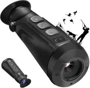 Thermal Monocular-256x192 (50 Hz) Thermal Imaging Monocular for Hunting, 25mm Focal Lens Thermal Scopes for Night Hunting Camping,Handheld Infrared Thermal Monocular Night Vision