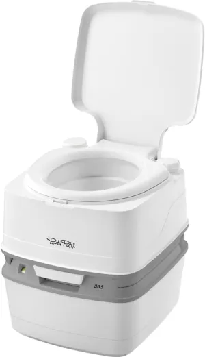 Thetford Porta Potti 365 Portable Toilet (for RV, Marine, Camping, Vans, Trucks, Healthcare) 92820, White