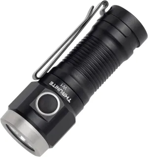ThruNite W1 Max 693 Lumens EDC Flashlight with Magnetic Tailcap, Rechargeable Mini LED Pocket Flashlights (Black, Cool White)