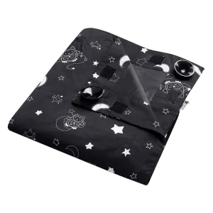 Tommee Tippee Sleeptime Portable Baby Blackout Blind, Large, 51 x 78 Inches Travel Window Blinds, Strong Suction, Foldable, Lightweight Naptime Blind, Nighttime Animations