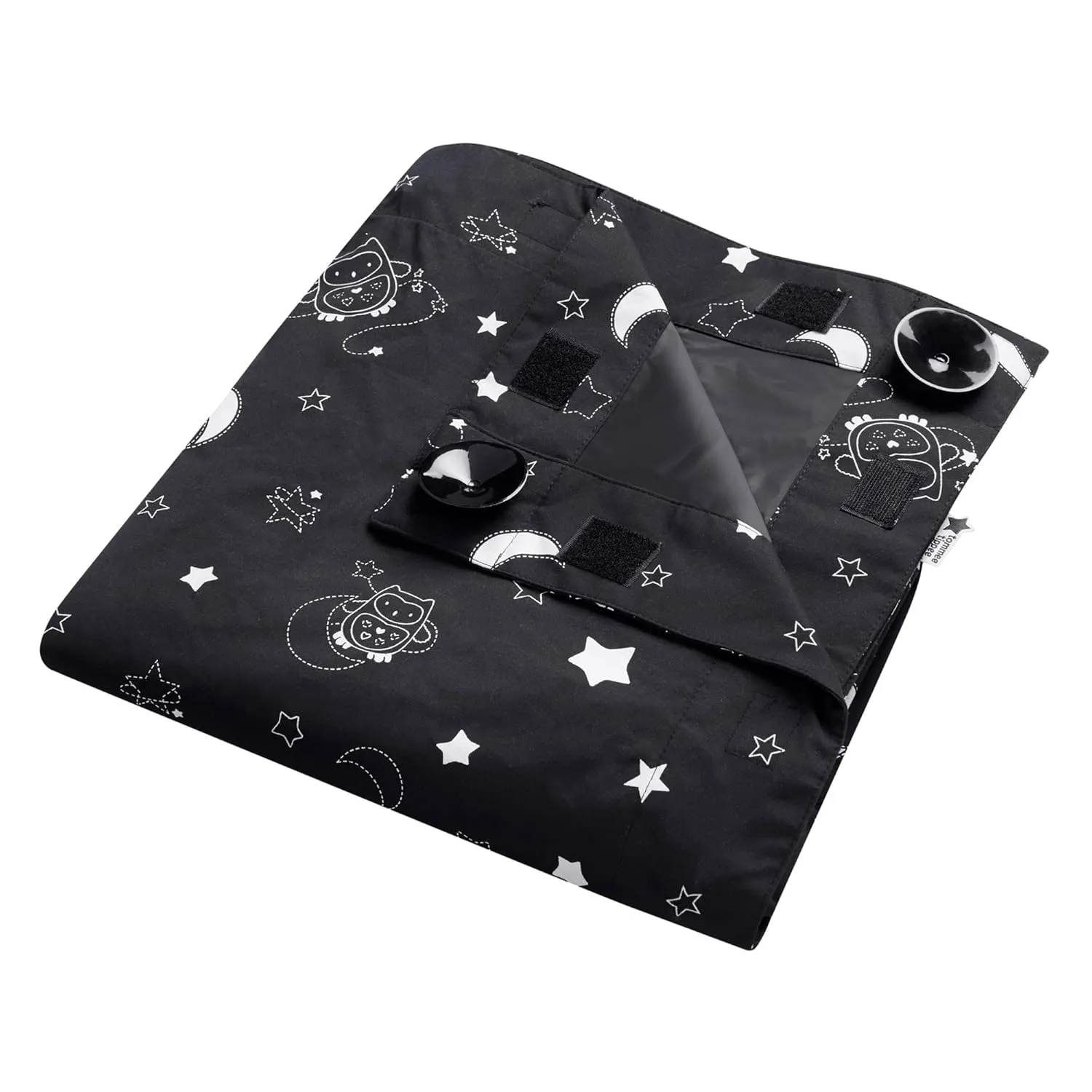 Tommee Tippee Sleeptime Portable Baby Blackout Blind, Large, 51 x 78 Inches Travel Window Blinds, Strong Suction, Foldable, Lightweight Naptime Blind, Nighttime Animations