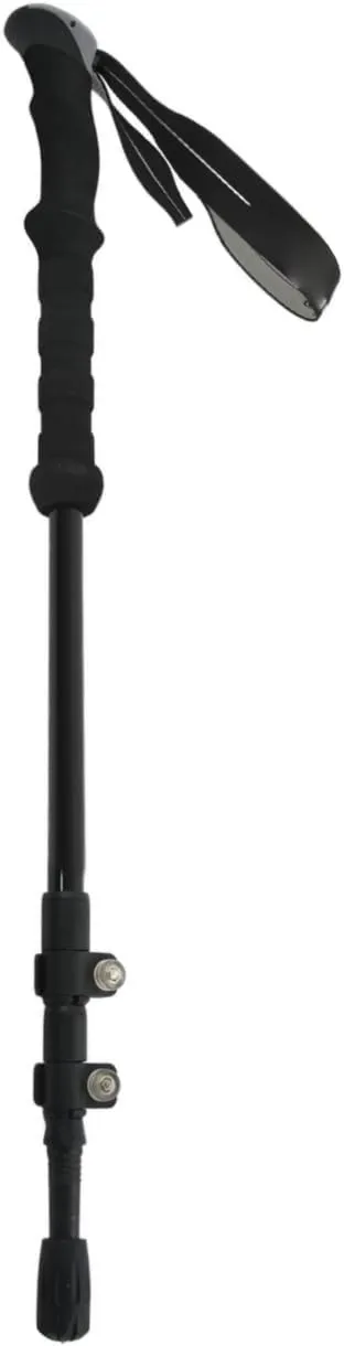 Topyond Lightweight Wear-Resistant 3-Section Carbon Fiber Hiking Pole with Ergonomic Design, Retractable Walking Stick