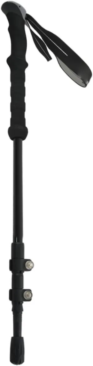 Topyond Lightweight Wear-Resistant 3-Section Carbon Fiber Hiking Pole with Ergonomic Design, Retractable Walking Stick