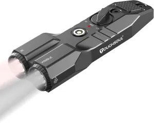 TOUGHSOUL MLOK Picatinny Mounted 1450 Lumen Flashlight 940nm IR Illuminator Infrared Flashlight Combo, Low-Profile Tactical Light with Built-in Rechargeable Battery (MLOK Mounted)