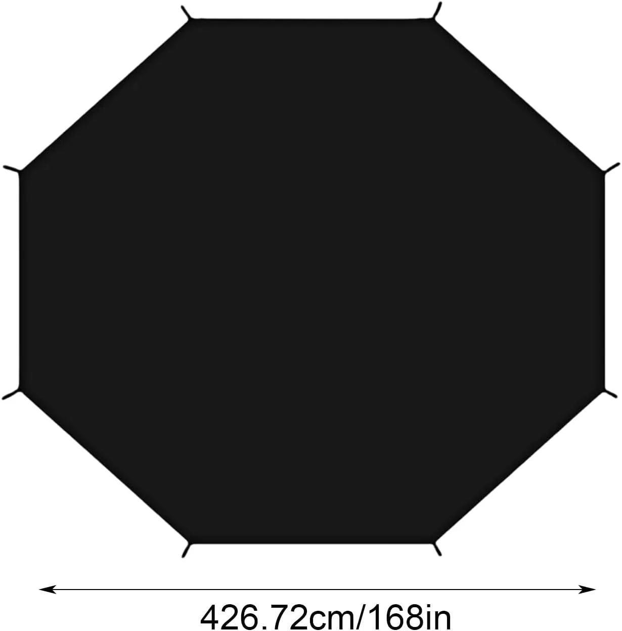 Trampoline Canopy - Trampoline Shade Cover, Trampoline Sun Shade Protector | Nylon Round UV Protection Sunshade Accessories Waterproof Replacement Part for Playground Backyard Garden