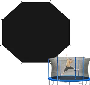 Trampoline Canopy - Trampoline Shade Cover, Trampoline Sun Shade Protector | Nylon Round UV Protection Sunshade Accessories Waterproof Replacement Part for Playground Backyard Garden