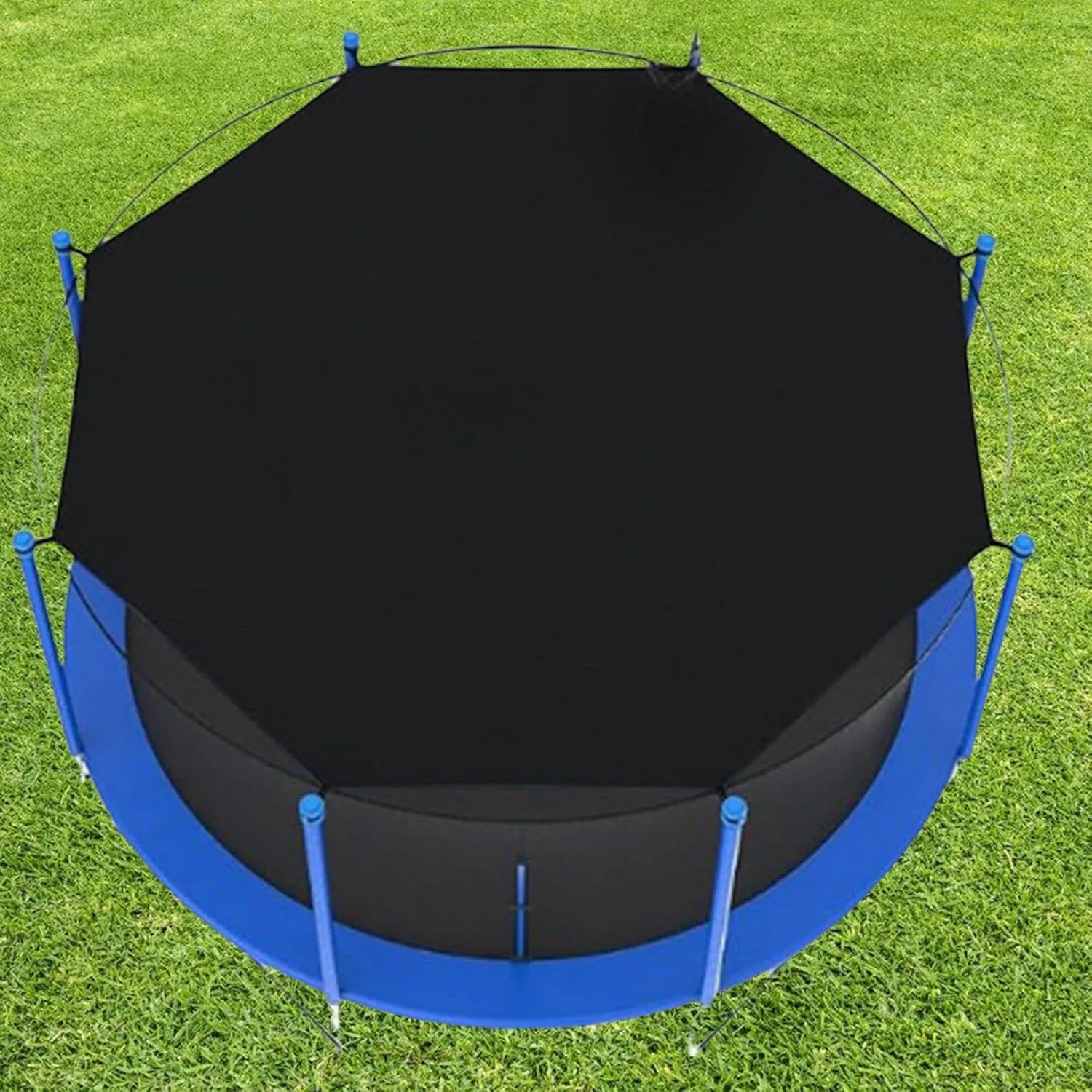 Trampoline Canopy - Trampoline Shade Cover, Trampoline Sun Shade Protector | Nylon Round UV Protection Sunshade Accessories Waterproof Replacement Part for Playground Backyard Garden