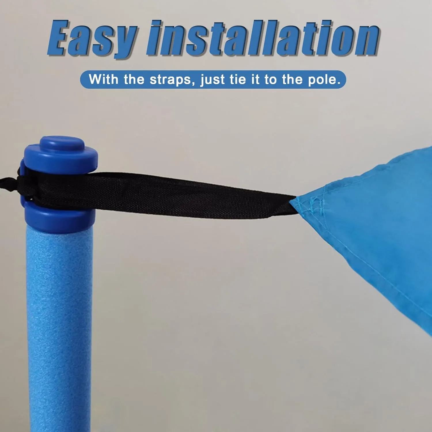 Trampoline Shade Cover - Trampoline Top Shade Canopy - UV & Leaves Resistant Trampoline Canopy Foldable Easy to Install for Outdoor Backyard Playground,10FT~8 Poles