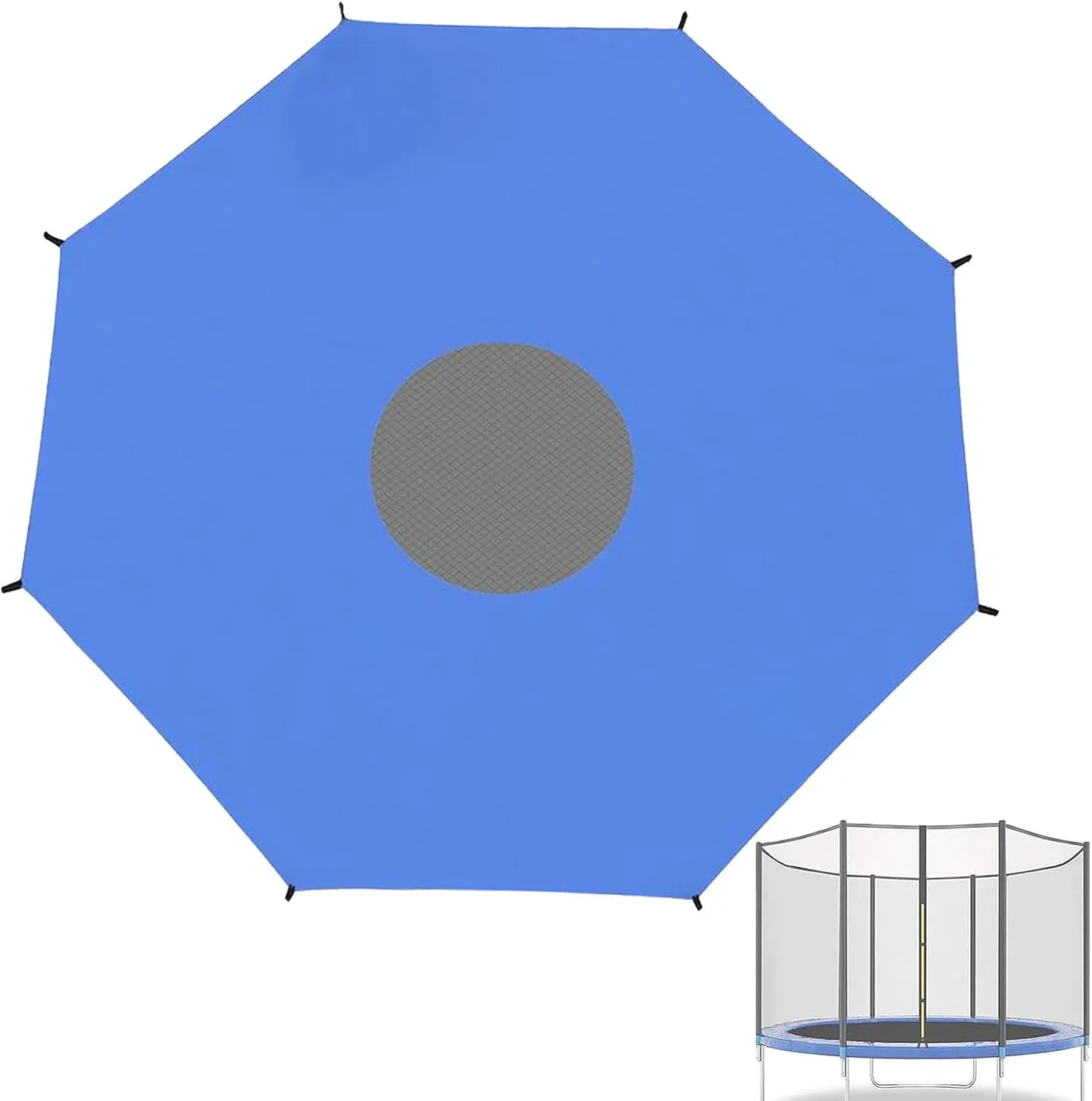 Trampoline Shade Cover Waterproof Sun Protection Canopy Outdoor Anti-UV Oxford Cloth Top Cover Trampoline Accessories