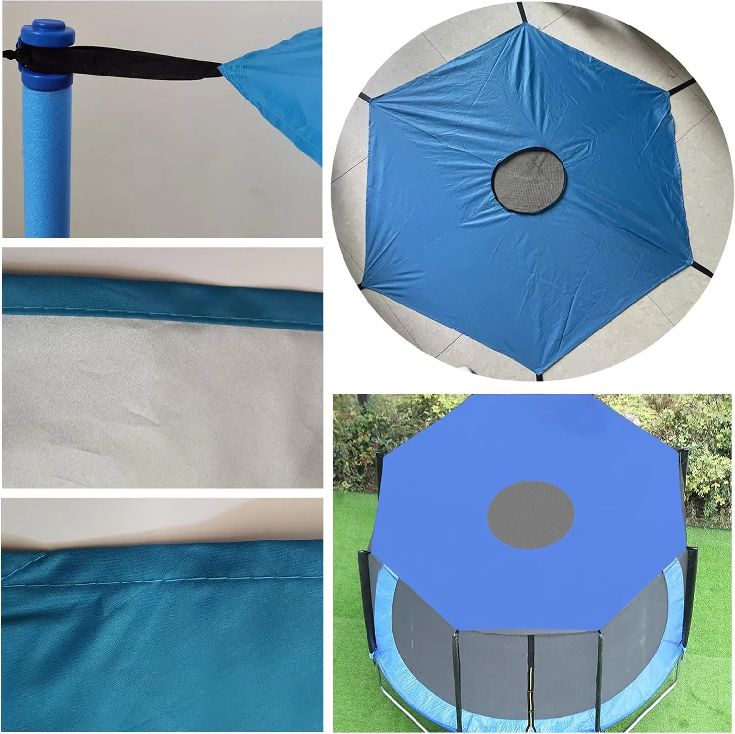 Trampoline Shade Cover Waterproof Sun Protection Canopy Outdoor Anti-UV Oxford Cloth Top Cover Trampoline Accessories