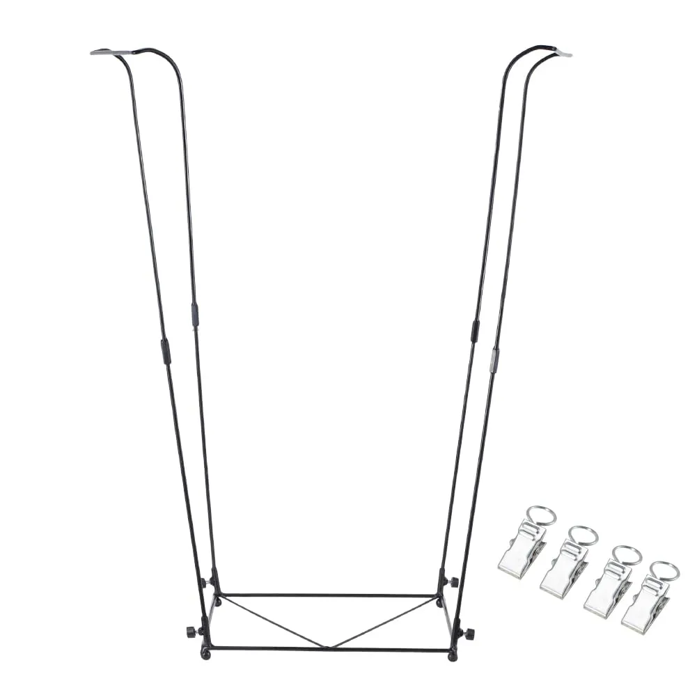 Trash Bag Holder, Metal Garbage Bag Holder, 30-45 Gallon Portable Trash Bag Holder Stand, Multi-use Leaf Bag Holder for Yard, Camping, Party, Wedding