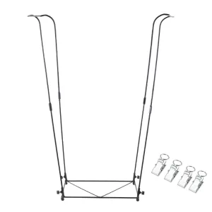 Trash Bag Holder, Metal Garbage Bag Holder, 30-45 Gallon Portable Trash Bag Holder Stand, Multi-use Leaf Bag Holder for Yard, Camping, Party, Wedding