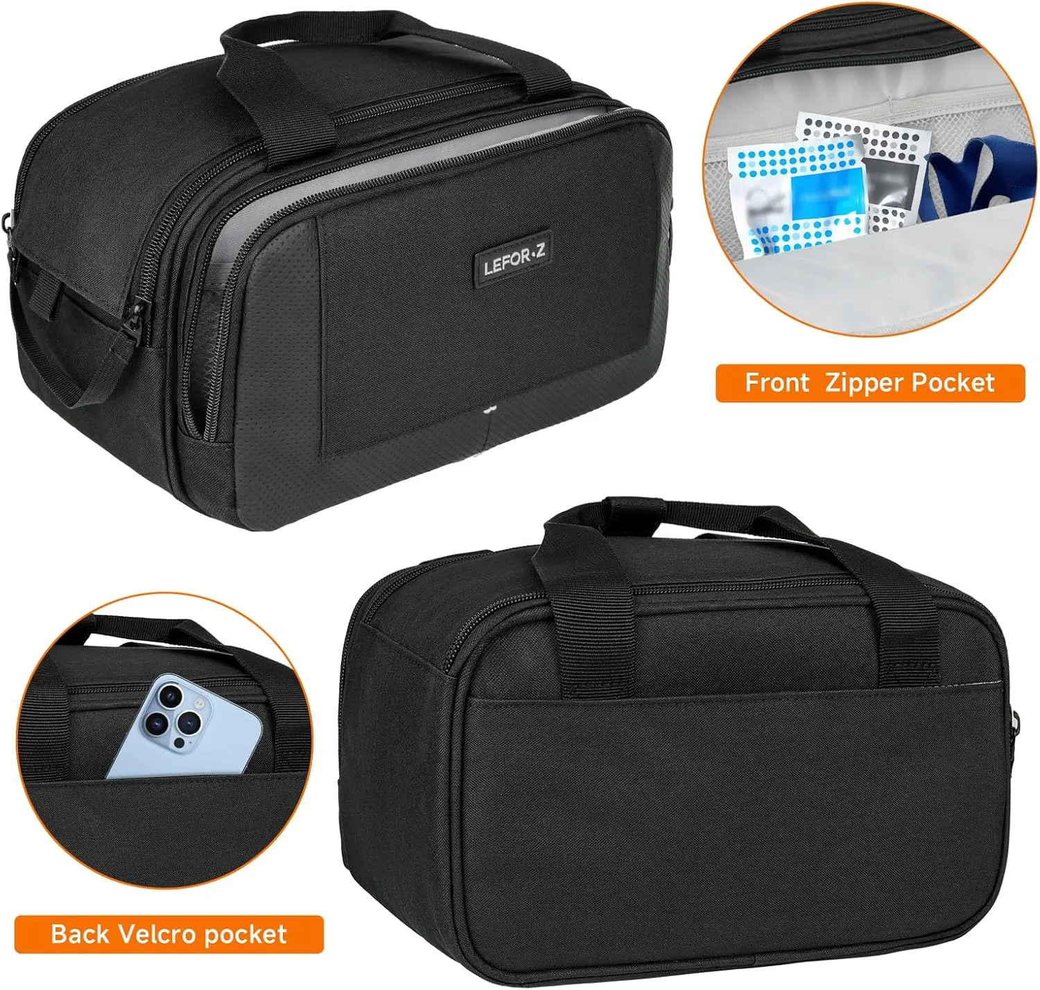 Travel Carrying Bag Compatible with ResMed AirMini/Z2 Auto CPAP Machine and Accessories,Portable Storage Organizer Case Fits for CPAP Equipment and Supplies(Bag Only)