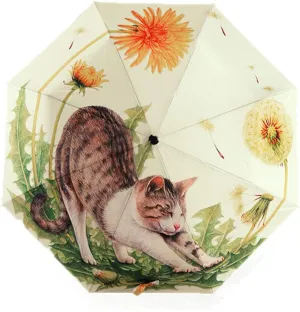 Travel Compact Art Umbrella Foldable Windproof UV Protection Sun Rain Umbrella for Women