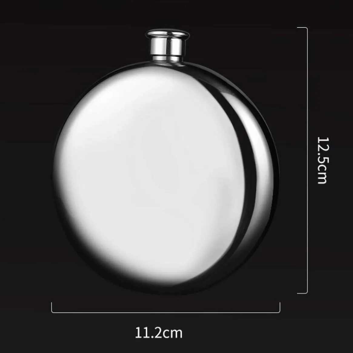 Travel Flasks 316 Stainless Steel Flasks with Funnel Flasks for Liquor for Men Wedding Party Birthdays 10Oz Flasks(D)