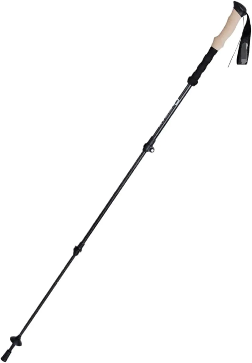 Travel Trekking Pole Hiking Walking Sticks Carbon Fiber Trekking Pole Camping Walking Pole Telescopic Outdoor Activities