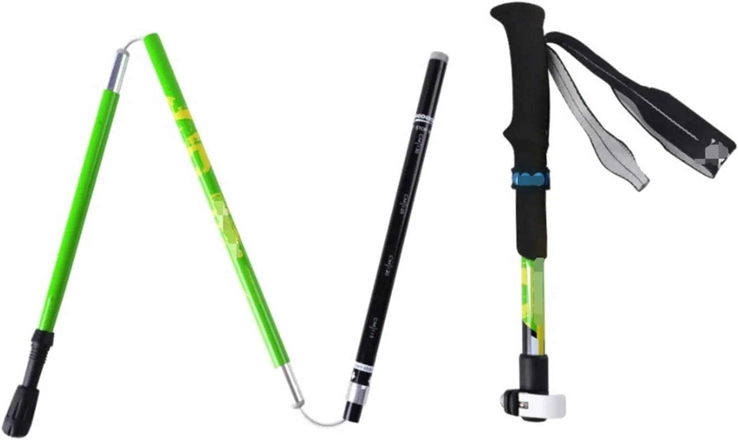 Travel Trekking Pole Lightweight Trekking Poles Carbon Fiber Walking Sticks Strong Hiking Poles for Backpacking Outdoor Activities(Pink)
