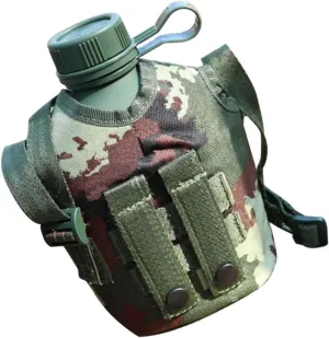 Travel Water Bottle Compact Canteen Outdoor Portable Camping Accessories Green