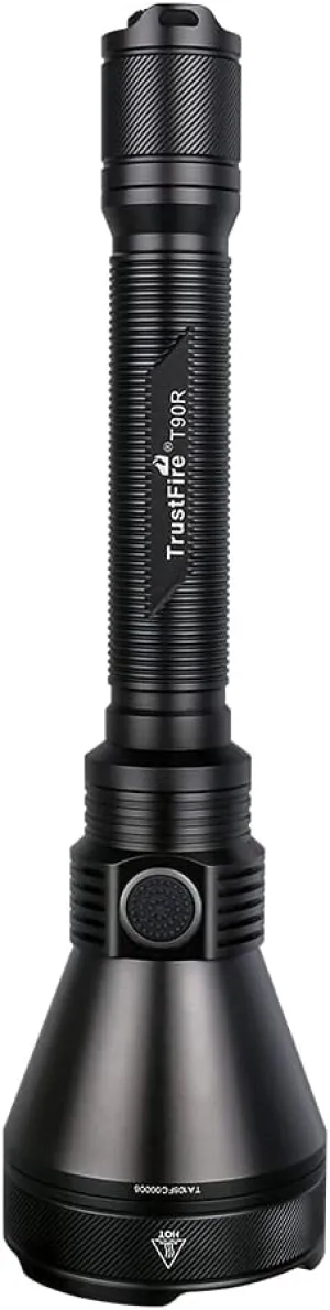 TrustFire T90R Flashlights, 4800 Lumens Flashlights High Lumens 1600m Beam Range Flashlight with Type-c Rechargeable Flashlights Dual Switch Led Tactical Flashlights Ip68 Waterproof Led Flashlight