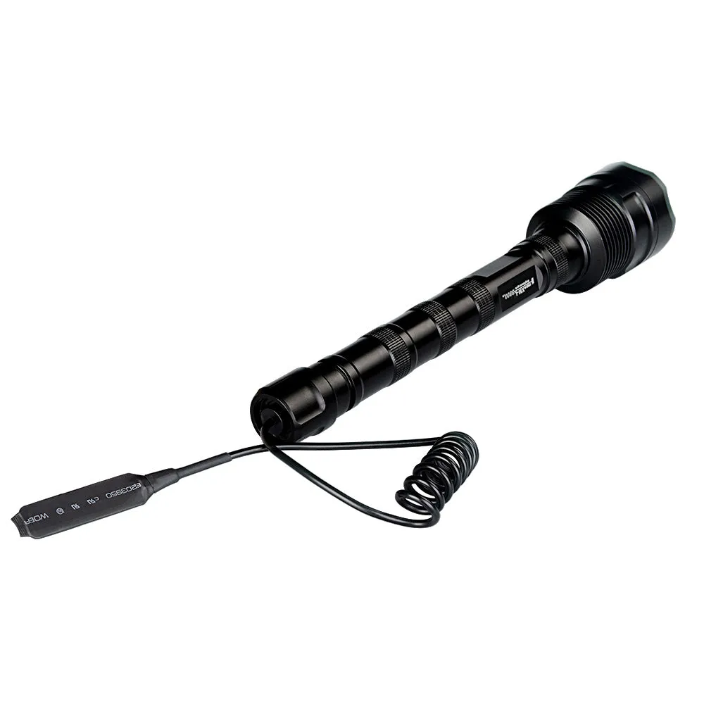 TrustFire TR-3T6 LED Flashlight, Super Bright 3800 Lumens, Waterproof 5 Light Modes, Large Flashlight with 2X or 3X Rechargeable Batteries (Batteries Not Included)