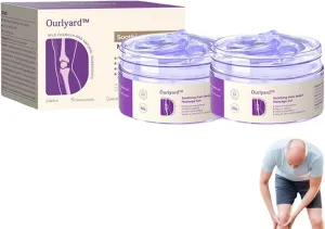 Turmeric & Emu Oil Arthritis Soothing Pain Relief Massage Gel, Joint Pain Relief Purple Gel, Joint Therapy Pain Relief Cream, Joint Pain Relief Cream for Back, Neck, Hands, Knee (2PCS)