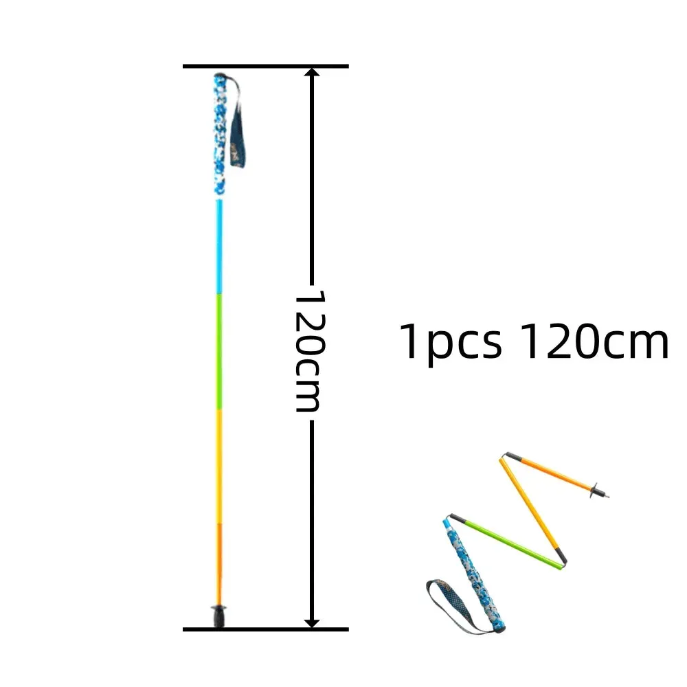 Ultra-Light Foldable Carbon Fiber Trekking Poles: Hiking & Climbing Sticks