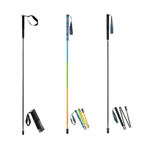 Ultra-Light Foldable Carbon Fiber Trekking Poles: Hiking & Climbing Sticks